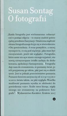 Okładka książki O fotografii w.2017