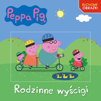 Okładka książki Peppa Pig.Rodzinny wyścig