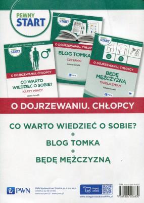 Okładka książki Pewny start O dojrzewaniu Chłopcy Co warto wiedzieć o sobie? / Blog Tomka / Będę mężczyzną