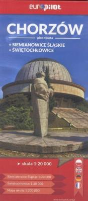 Plam miasta. Chorzów 1:20 000. Autor: Opracowanie zbiorowe. SmakLiter.pl Okładka książki Plam miasta. Chorzów 1:20 000