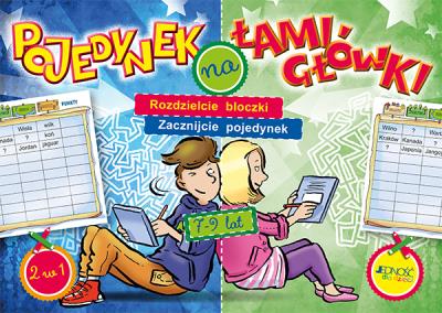 Okładka książki Pojedynek na łamigłówki 7-9 lat