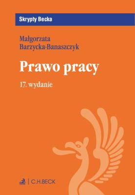 Prawo pracy. Autor: Barzycka-Banaszczyk Małgorzata. SmakLiter.pl Okładka książki Prawo pracy