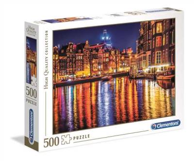 Opakowanie Puzzle 500 Amsterdam nocą
