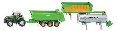 Opakowanie Siku Super - S1848 Traktor z naczepą i cysterną