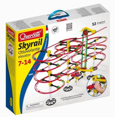 Tor kulkowy Skyrail Ottovolante Elev 12M 360 elementów. Autor: QUERCETTI. SmakLiter.pl Okładka książki Tor kulkowy Skyrail Ottovolante Elev 12M 360 elementów