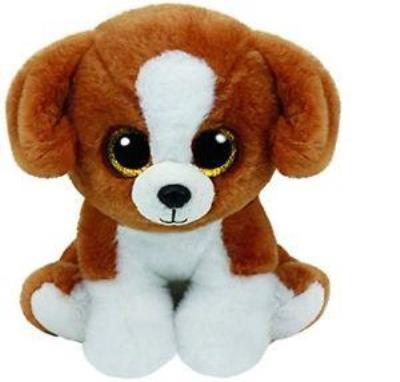 Opakowanie Ty Beanie Babies Snicky - brązowo-biały pies 15 cm