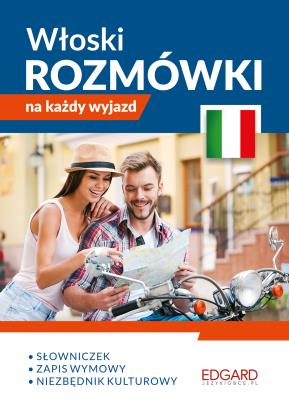 Włoski. Rozmówki na każdy wyjazd. Autor: Wojciech Wąsowicz. SmakLiter.pl Okładka książki Włoski. Rozmówki na każdy wyjazd