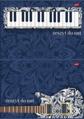 Opakowanie Zeszyt do nut A5 16 kartek 25 sztuk mix
