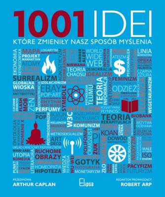 1001 idei które zmieniły nasz sposób myślenia. Autor: Robert Arp (red.). SmakLiter.pl Okładka książki 1001 idei które zmieniły nasz sposób myślenia
