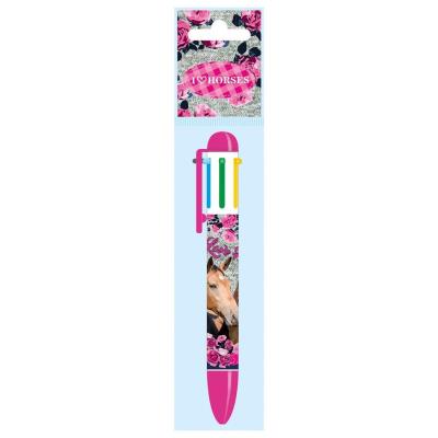 Opakowanie Długopis 6 kolorów Konie 13