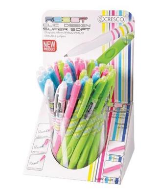 Opakowanie Długopis żelowy wymazy. Reset Clic Design (36szt)