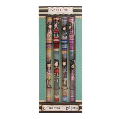 Opakowanie Długopisy żelowe Gorjuss - Metalic 4 sztuki