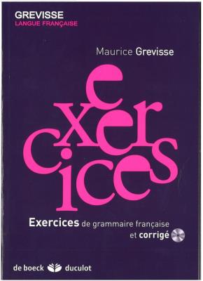 Okładka książki Exercices de grammaire francais et corrige +CD