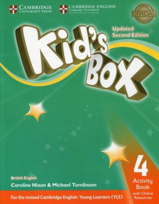 Kids Box 4 Activity Book with Online Resources. Autor: Nixon Caroline, Tomlinson Michael. SmakLiter.pl Okładka książki Kids Box 4 Activity Book with Online Resources