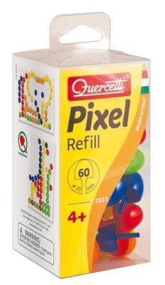 Kołki Mozaika Fantacolor 60 elementów. Wydawca: Quercetti. SmakLiter.pl Opakowanie Kołki Mozaika Fantacolor 60 elementów