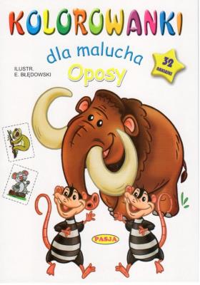 Okładka książki Kolorowanki dla maluchów - Oposy