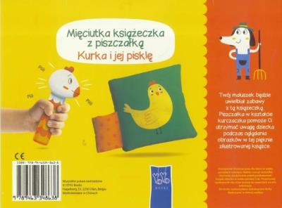 Okładka książki Książeczka z piszczałką - Kurka i jej pisklę