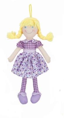Opakowanie Lalka szmaciana Cornelia 38cm fioletowa