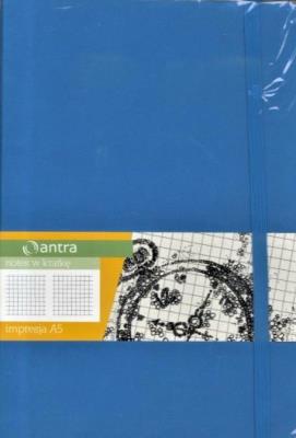 Opakowanie Notes A5 Kratka Impresja Jasny Niebieski ANTRA