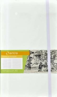 Opakowanie Notes A5 Kropki Romantyzm Biały ANTRA