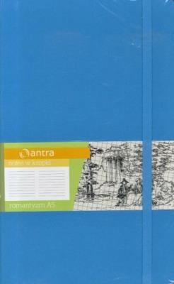 Opakowanie Notes A5 Kropki Romantyzm Jasny Niebieski ANTRA