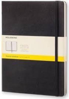 Opakowanie Notes Moleskiny XL kratka w twardej oprawie czarny 192 strony