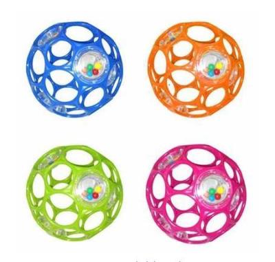 Okładka książki Oball Kuleczki z grzechotką, różne rodzaje DUMEL