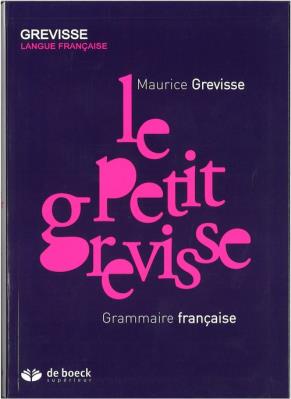 Okładka książki Petit grevisse Grammaire francaise