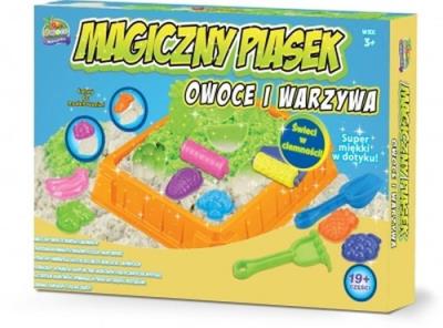 Opakowanie Piasek. Zestaw  świecący piasek owoce i warzywa