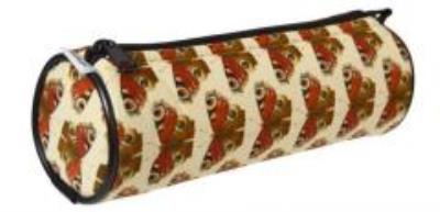 Piórnik tuba TU629 Motyl beż MESIO. Wydawca: MESIO.PL. SmakLiter.pl Opakowanie Piórnik tuba TU629 Motyl beż MESIO