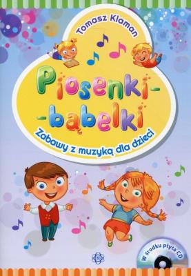 Okładka książki Piosenki - bąbelki Książka z płytą CD
