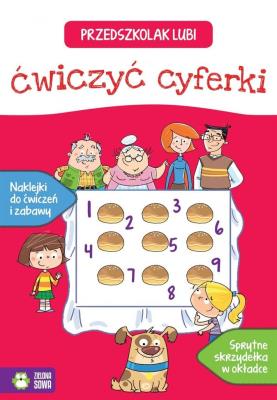 Okładka książki Przedszkolak lubi cyferki