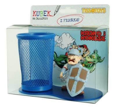 Przybornik biurkowy z figurką Kapral. Wydawca: Tisso-Toys. SmakLiter.pl Opakowanie Przybornik biurkowy z figurką Kapral