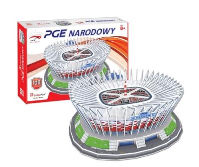 Opakowanie Puzzle 3D Stadion Narodowy 105 elementów