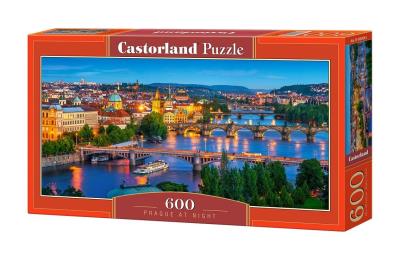 Opakowanie Puzzle 600 el. Panoramiczne:Prague at Night