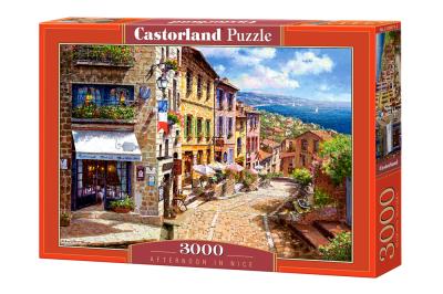 Puzzle Afternoon in Nice 3000. Wydawca: Castorland. SmakLiter.pl Opakowanie Puzzle Afternoon in Nice 3000
