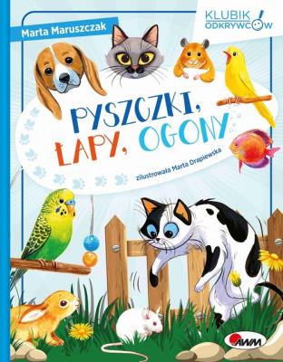Pyszczki łapy ogony. Autor: Marta Maruszczak. SmakLiter.pl Okładka książki Pyszczki łapy ogony