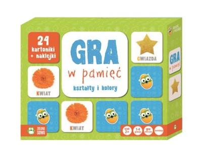 Okładka książki Rosnę i Poznaję Gra w pamięć Kształty i Kolory