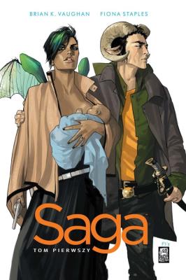 Saga Tom 1. Autor: Vaughan Brian K., Staples Fiona. SmakLiter.pl Okładka książki Saga Tom 1