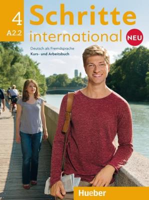 Schritte international neu 4 Podręcznik + Zeszyt ćwiczeń + Audio CD. Autor: Niebisch Daniela;Penning-Hiem. SmakLiter.pl Okładka książki Schritte international neu 4 Podręcznik + Zeszyt ćwiczeń + Audio CD