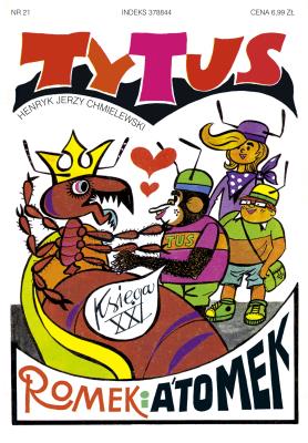 Tytus, Romek i A'Tomek. Księga 21 w. 2009. Autor: Henryk Jerzy Chmielewski. SmakLiter.pl Okładka książki Tytus, Romek i A'Tomek. Księga 21 w. 2009