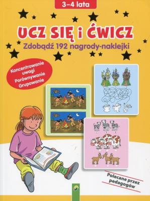 Okładka książki Ucz się i ćwicz 3-4 lata