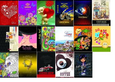 Opakowanie Zeszyt A4/52 kratka Lux MIX (10szt)