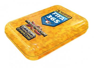 Adrenalyn XL FIFA 365 Mini puszka kolekcjonera. Wydawca: Panini. SmakLiter.pl Opakowanie Adrenalyn XL FIFA 365 Mini puszka kolekcjonera