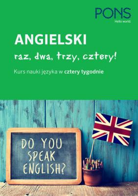 Okładka książki Angielski raz dwa trzy cztery/kurs w 4 tyg/