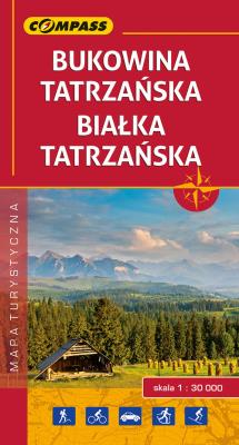 Okładka książki Bukowina Tatrzańska Białka Tatrzańska mapa turystyczna 1:30 000