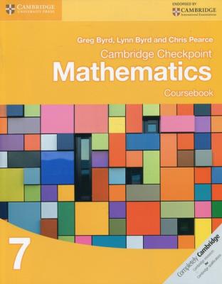 Cambridge Checkpoint Mathematics 7 Coursebook. Autor: Byrd Greg, Byrd Lynn, Pearce Chris. SmakLiter.pl Okładka książki Cambridge Checkpoint Mathematics 7 Coursebook