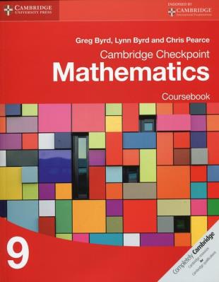 Cambridge Checkpoint Mathematics 9 Coursebook. Autor: Byrd Greg, Byrd Lynn, Pearce Chris. SmakLiter.pl Okładka książki Cambridge Checkpoint Mathematics 9 Coursebook