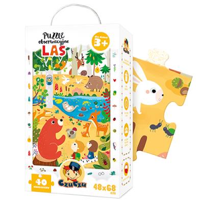 Okładka książki CzuCzu Puzzle obserwacyjne Las