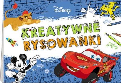 Disney Filmy Kreatywne rysowanki. Autor:   Praca zbiorowa. SmakLiter.pl Okładka książki Disney Filmy Kreatywne rysowanki